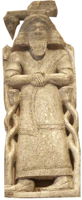 Ivory carving presumed to be King Hazael